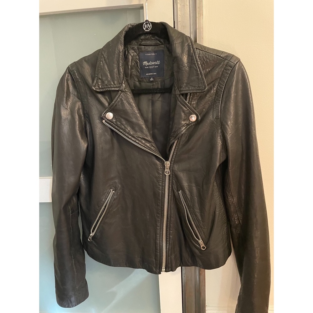 Madewell Washed Leather Motorcycle Jacket